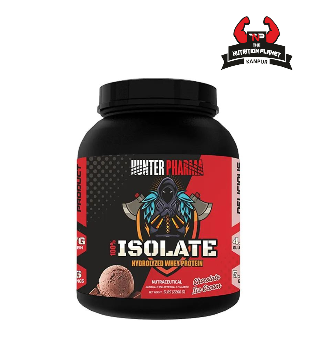 Hunter Pharma 100% Whey Isolate 5Lbs, 2.27 kg